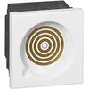 Image de Legrand 078241 Mosaic Manipulateur Prise pour Appel Seul, 2 Modules, Blanc Antimicrobien