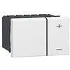 Image de Legrand 078405 Mosaic Interrupteur Variateur Basique, 2 Fils, 2 Modules, Blanc