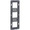Image de Legrand 080253 Support à vis pour Mosaic, Céliane ou Soliroc pour 3 Postes ou 6 à 8 Modules, Noir