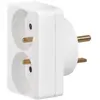 Image de Adaptateur 2P+T 2 fiches 16 A vers socle 20 A Legrand