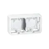 Image de Cadre pour modules - LEGRAND - MOSAIC - 4 modules - Blanc - 40 mm - Plastique