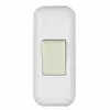 Image de Interrupteur lumineux bipolaire LEGRAND à bascule pour lampe 2A 250V blanc