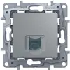 Image de Legrand prise rj 45 cat. 6 ftp niloé gris avec enjoliveur finition argent leg96681 en occasion ou reconditionné