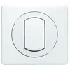 Image de Legrand - Interrupteur ou va-et-vient avec plaque Céliane Soft étanche - 10A - Blanc
