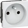 Image de Prise de courant - LEGRAND - Mosaic - 16A - 2 modules - Enjoliveur blanc