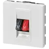 Image de Prise haut-parleur simple 2 modules Legrand Mosaïc