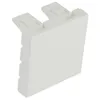 Image de LEGRAND Obturateur 2 modules Mosaic blanc avec enjoliveur blanc