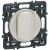 Image de LEGRAND | Va Et Vient 10 Ax Diy Composable N3, Céliane, Interrupteur Avec Enjoliveur Titane, Connexion Rapide Sans Outil, Compatible Avec Plaques De Finition Personnalisables
