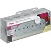 Image de LEGRAND - Prise Electrique Quadruple avec Plaque + Boîte à Encastrer Céliane Surface - Bloc 4 Prises avec Socles Rétractables - Fabriqué En France - Titane
