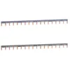 Image de Peigne d'alimentation universel Phase + Neutre - 1P - 18 modules