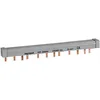 Image de Legrand 404944 HX³ Peigne D'alimentation Tétrapolaire Traditionnel pour Bornes à Vis, Longueur 12 Modules Maximum 3 Appareils