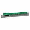 Image de 405055 Legrand - Bornier de terre 27 connexions 4mm² + 5 connexions 6mm² à 25mm² - vert - longueur 227mm