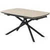 Image de CONCEPT1 Olivia 140/200 x 90 x 75 cm travertin OLIVIA-140-TRAV