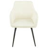 Image de Chaise en velours COLORADO coloris lin