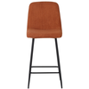 Image de Tabouret de bar BOBBY coloris terracotta