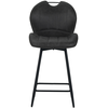 Image de Tabouret de bar BURTON coloris gris