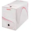 Image de Esselte Boîte à Archive Standard, 200 mm, A4, Boîte Transfert, Carton Ondulé Sans Acide, Lot de 25, Capacité 1600 Feuilles, Blanc, 128701
