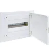 Image de Caja empotrable golf serie VF, 1 fila, 12M,puerta opaca blanca, regleta y chasis