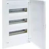 Image de Caja empotrable golf serie VF, 3 filas, 36M, puerta op. blanca, regleta y chasis