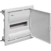 Image de Hager HAGVH12NC Petit Distributeur Hwd 12 Te avec Porte en Rws RAL9010, 1 rangée