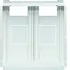 Image de bac d'encastrement pour 2 x gd313a + ga01xx + com - hager ge626en