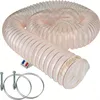 Image de Tuyau flexible d'aspiration en polyuréthane - Diamètre de 100 mm + 2 colliers de serrage - Longueur 2500 mm