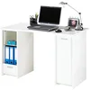 Image de SIMMOB Bureau Blanc 2 Caissons A Rideau - Blanc