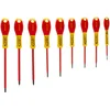 Image de STANLEY 0-62-573 Jeu de Tournevis Fatmax Fabriqué en France - Isolés - Acier chromé - Anticorrosion - Sablage de l'Empreinte - Poignée Soft grip - mallette Robuste et Compacte - 10 Pièces