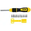 Image de Tournevis porte-embouts a cliquet STANLEY 0-68-010 + 10 embouts