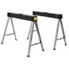 Image de Lot de 2 tréteaux STANLEY 1-97-475 pliables et clipsables charge 350kg