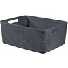 Image de Curver | PANIERE Jute RECTANGULAIRE 12L, Gris, 100% recyclé