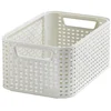 Image de Curver | Rangement Style Aspect rotin S 28,5x19,4x13 cm Ivoire