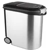 Image de CURVER Conteneur à croquettes pour chien 12 kg - 35L - Aspect métal