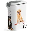 Image de CURVER Conteneur à croquettes pour chien avec roulettes 20 kg - 54L - Love Pets