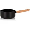 Image de OGO LIVING - Casserole en aluminium et manche en bois 18cm - 7930236 - compatible tous feux dont induction