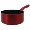 Image de Casserole - MENASTYL - 14 cm - Aluminium - Cerise - Compatible induction