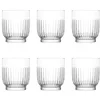 Image de NOVASTYL - Lot de 6 gobelets nagoya forme basse 33cl en verre - 1618098