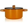 Image de OGO LIVING - Faitout ECTOR 24cm en aluminium et revêtement céramique jaune 6 7930276