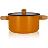 Image de Faitout Ector induction aluminium revêtu 24 cm jaune Ogo