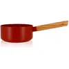 Image de OGO LIVING - CASSEROLE ECTOR 16CM ALU REVÊTEMENT CÉRAMIQUE PAPRIKA AVEC MANCHE BOIS - 7930280