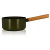 Image de Casserole Ector induction aluminium revêtu manche en bois 18 cm vert Ogo