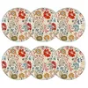 Image de NOVASTYL - Lot 6 assiettes plates jaipur 27cm en grès - 2614621