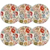 Image de NOVASTYL - Lot 6 assiettes jaipur 20cm en grès - 2614623