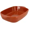 Image de MENASTYL - Plat à four octave rectangle 27x16.5cm 1.1l en grès terracotta - 3356131