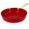 Image de MENASTYL - Poêle 24cm Colorama magenta - En Aluminium - Revêtement antiadhésif en céramique - Tous feux dont induction