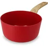 Image de MENASTYL - Casserole 18cm Colorama magenta - En Aluminium - Revêtement antiadhésif en céramique - Tous feux dont induction