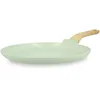 Image de MENASTYL - Crêpière 26cm avec revêtement antiadhésif céramique (Sans PFAS/Sans PTFE) tous feux dont induction - En Aluminium - Gamme Colorama - Céladon - 6020810