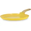 Image de MENASTYL - Crêpière 26cm Colorama safran - En Aluminium - Revêtement antiadhésif en céramique - Tous feux dont induction