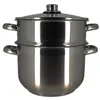 Image de Couscoussier - MENASTYL - 4615450 - En acier inoxydable - 10 litres - Tous feux dont induction