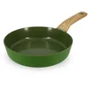 Image de MENASTYL - Poêle 20cm Colorama olive - En Aluminium - Revêtement antiadhésif en céramique - Tous feux dont induction
